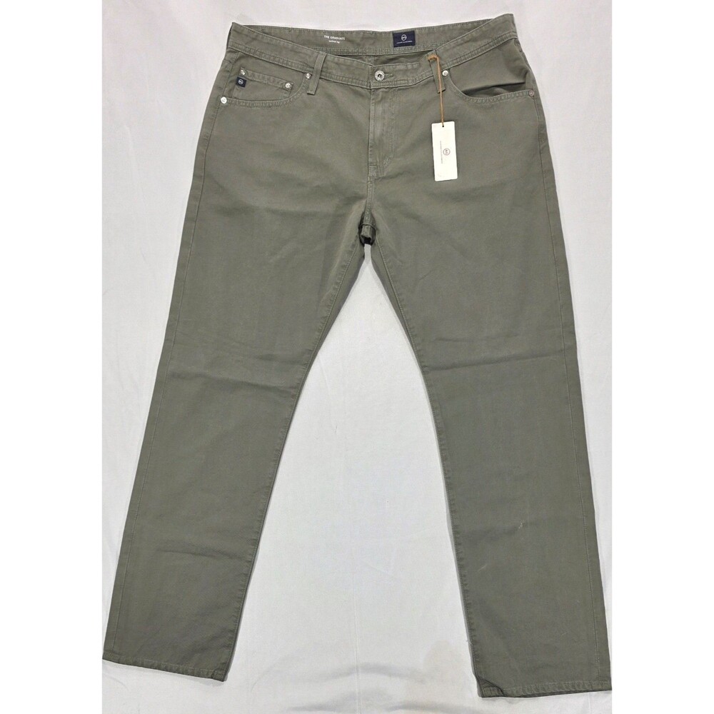 AG Adriano Goldschmied Men's Jeans The Graduate Tailored Leg Cypress Green 38R
